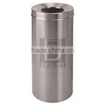 Stainless Steel Round Waste Bin c/w Open Top