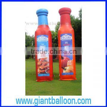 PVC Inflatable Ketchup Bottle