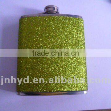 Best colorful stainless steel colored hip flask with high quality