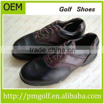 New Design Men's Leather Golf Shoes