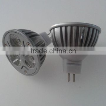 High Power Epistar leds 3*1W led spotlight Bulbs MR16