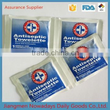 OEM Benzalkonium Chloride Antiseptic Towelette