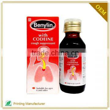 Cheap Wholesale Custom Actavis Prometh Cough Syrup Label Sticker