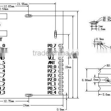 Cc1110 433mhz SOC 8051 MCU CC1110 RF Module 433.92mhz Receiver rf Module photo-5