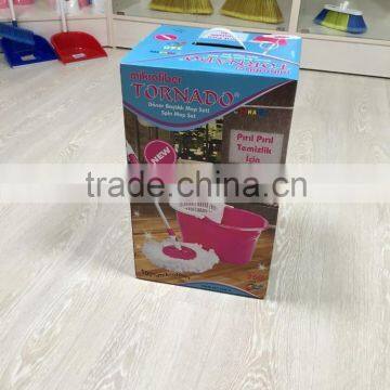 Mop Bucket Spin Mop Microfiber Set With Aluminium Handle Easy Mop 360 Set photo-3