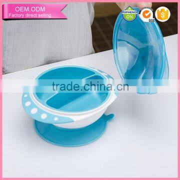 Spill proof wholesale food grade baby bowl with lid