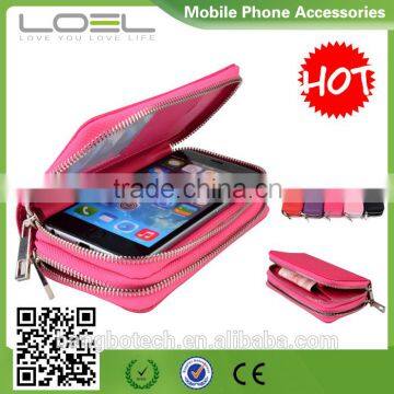 2016 big discount New Arrived Good Quality Wallet Case For Iphone6 Mobil Phone Leather Case