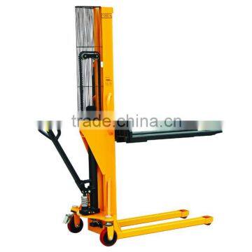 Single Mast Forklift Euro Pallet Stacker 1000KG Capacity