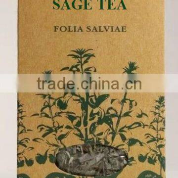 Sage Tea, Natural Product, Loose and Packaged. Private Label Available. Made in EU