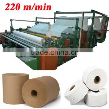 2900mm Printing High Speed Automatic Jumbo Toilet Roll Machine