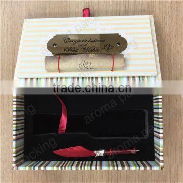 Luxury design cardboard perfume box for perfume bottle