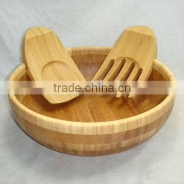 Bamboo Salad Bowl set with Salad Spoon