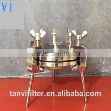 Stainless steel barrels pressure filter housing