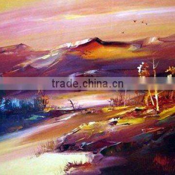 Handmade landscape oil painting