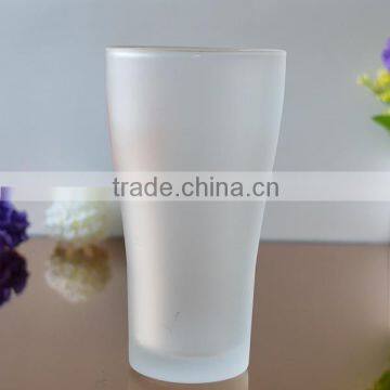 Tulip Frosted Beer Glass With Logo From Cattelan Glassware