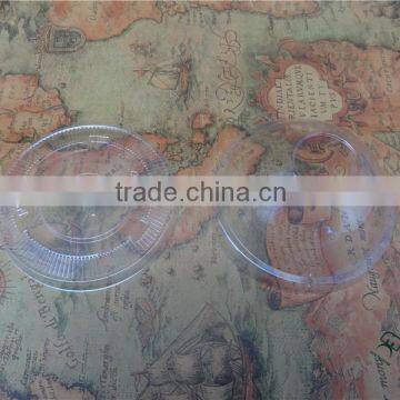 Disposable Food Grade Reusable PET Clear Plastic Ice Cream Cup With Lid photo-3