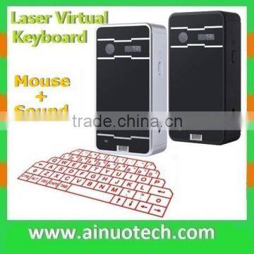 Chinese Factory of Laser Keyboard Bluetooth Connect