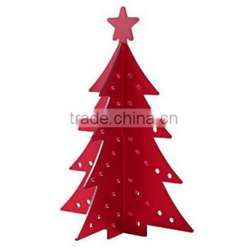 Red Persepex Christmas Tree Showcase decoration