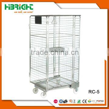 Secure Nestable 4 sided A frame nesting roll container