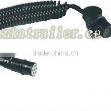 24 v coil waterproof plug and socket with 7 pin,wire coil