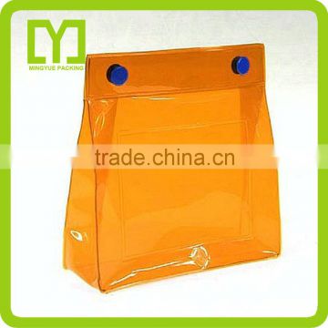 YiWu China waterproof bags clear PVC good quality custom cosmetic bag pvc