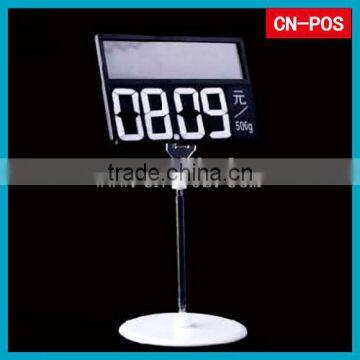 supermarket promotional plastic price sign board