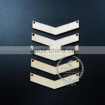 60*10mm natural wood log boomerang charm pendant charm DIY painting charm supplies 1800154