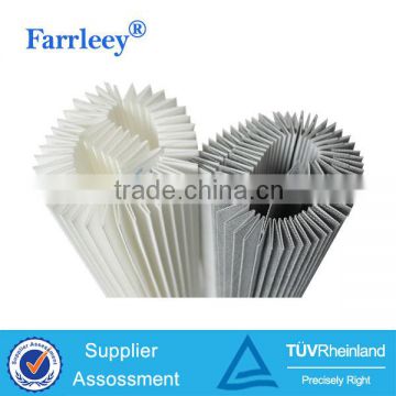 Raw filter material used in air filter cartridge