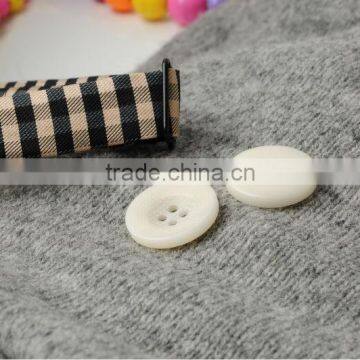 4 Holes Top Class Natural White Corozo Nut Buttons with Laser