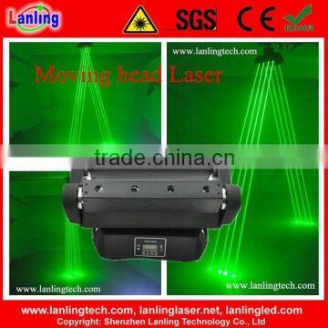 400mW Green spider laser moving heads