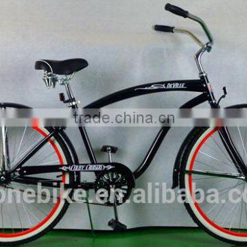 mens beach cruiser bike/adult beach cruiser bike/standard beach cruiser chopper bike