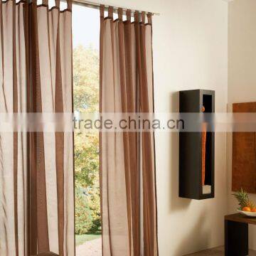 Decorative 100% Polyester Sheer Chiffon Curtains Popular in 2016