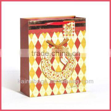 New design eco- friendly paper Christmas felt gift bag wholesale