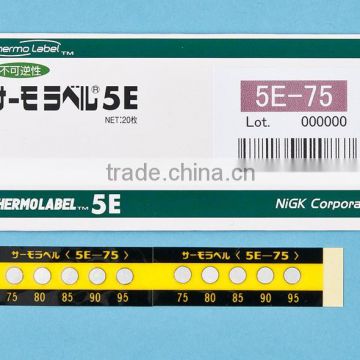 Thermo control label for industrial and Outdoor use / 5 Level