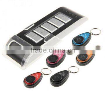 Wireless Electronic Key Finder Reminder With 5 Keychain Receivers For Lost Keys Locator Whistle Alarm Key Finder