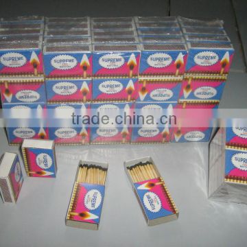 box sizes safety matches 5E