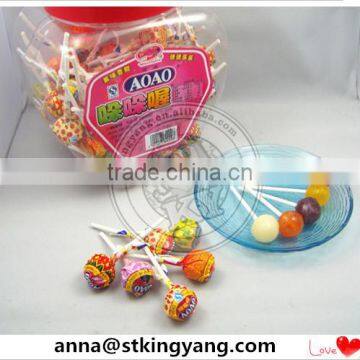 small piece multi fruit lollipop