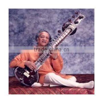 Ravi Shankar Style With Fiber Box Professional Quality India Indian Double Tumba Sitar