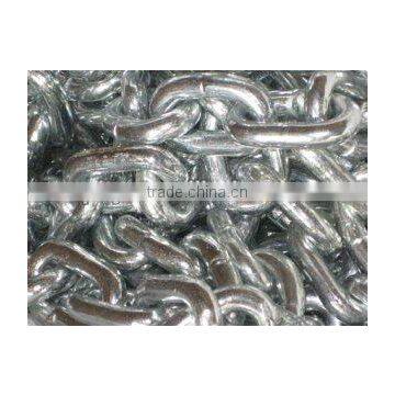 chain galvanized short link steel chain DIN766