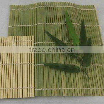 Sale traditional the lowest price high quality natural green bamboo sushi rolling mat