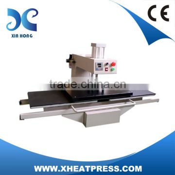 Large Format High Pressure Pneumatic Digital Fabric Hot Stamping Machine Double Stations