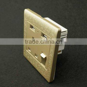 Wholesale Electric Usb Charger uk Wall Switch Plug Socket With Usb photo-4