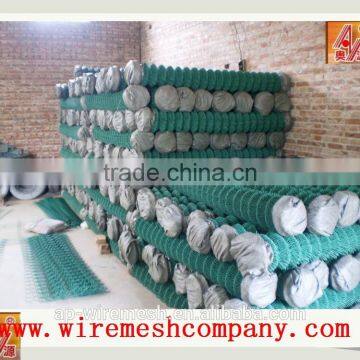 China Hot Sale Temporary Construction Chain Link Fence, Chain Link Fence Top Barbed Wire photo-3