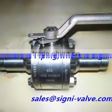 ANSI Forged Steel Ball Valve with extended connect end