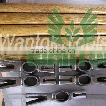 America type claw hammer with wooden handle