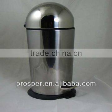 ball shaped stainless steel foot pedal waste bin 3L/5L/12L