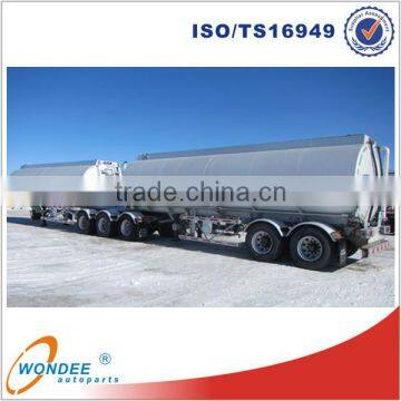 Stainless Steel 3 Axle Fuel Tanker Semi Trailer photo-2