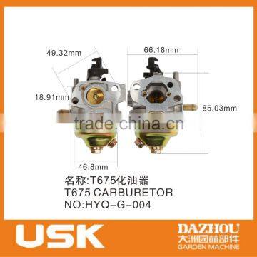 T675 carburetor for lawn mower spare parts