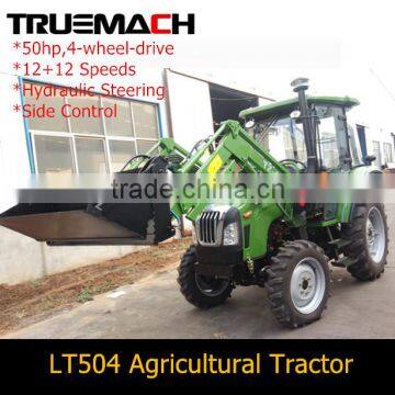 50HP Farm Agricultural Tractor With 4 Wheels Drive