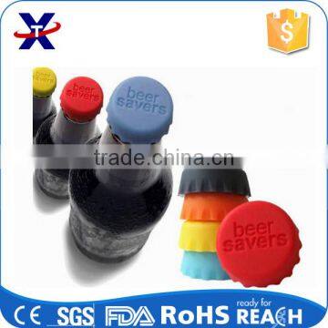 colorful hot sell silicone beer bottle lid can lids